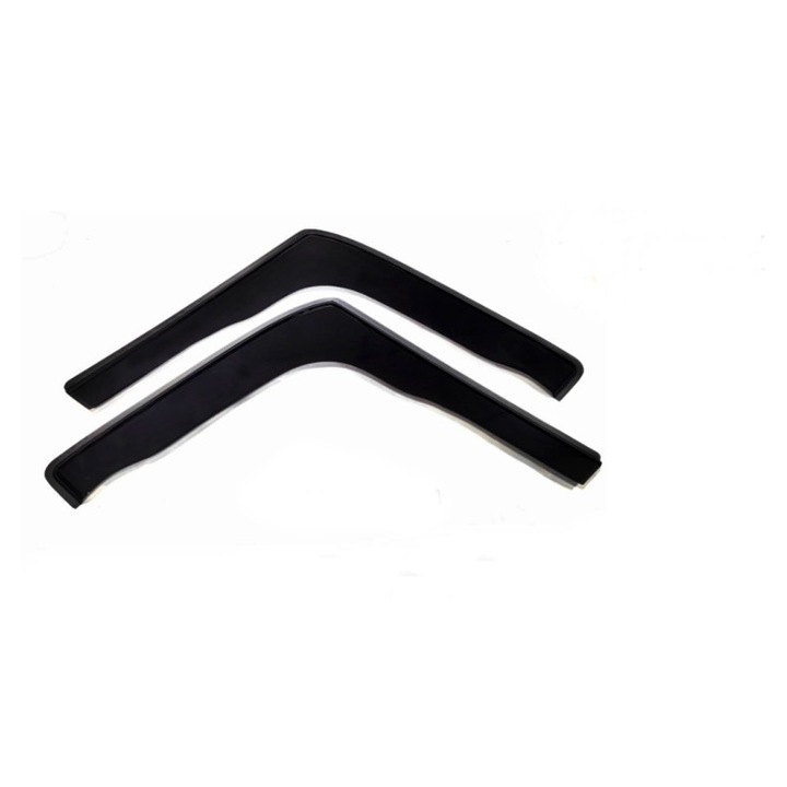 Предни стъкла idealSTORE, опушени, съвместими с Ford Transit Custom 2012->, със скоби, UV устойчив материал, прозрачен опушен цвят