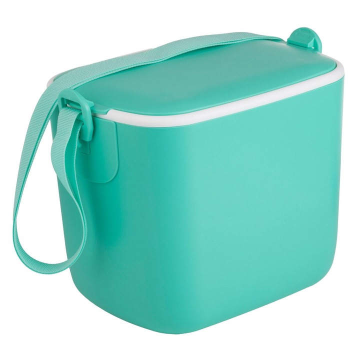 Преносима зелена охладителна чанта (къмпинг) - 5.5л