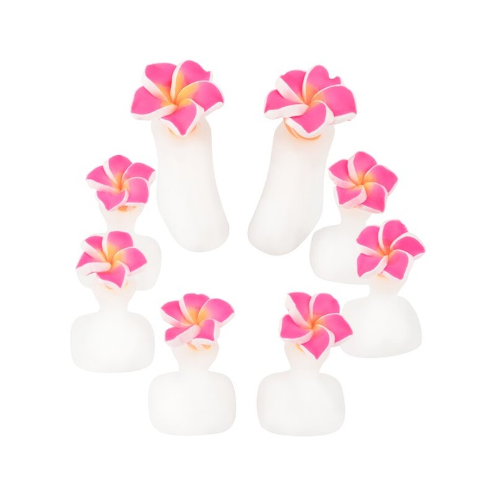 Separatoare pentru degete Essence Aloha, babes! toe separators 01 - Beach Walk? Let's Talk!, 8 buc