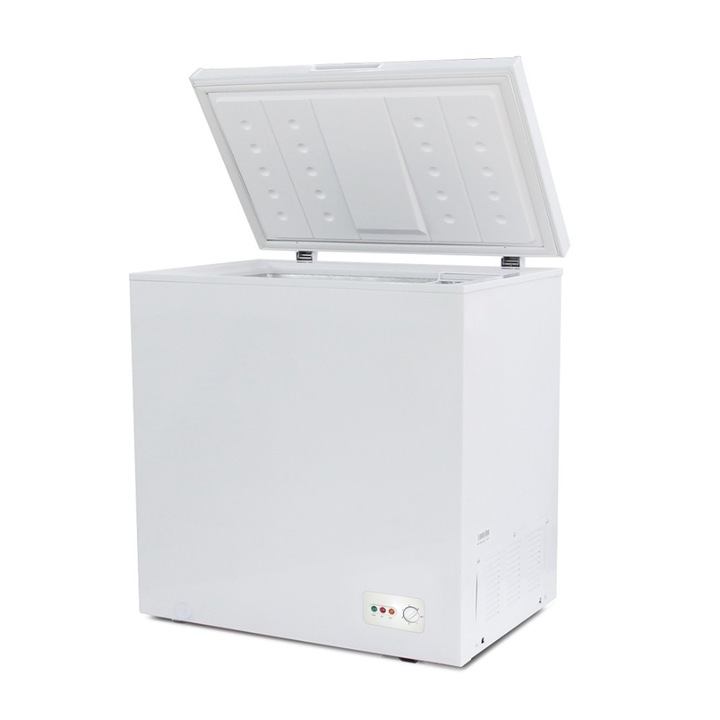 Lada frigorifica Arielli ACF-324CNE, Control mecanic, Racire statica, H 85 cm, 249 l, Clasa E, Alba