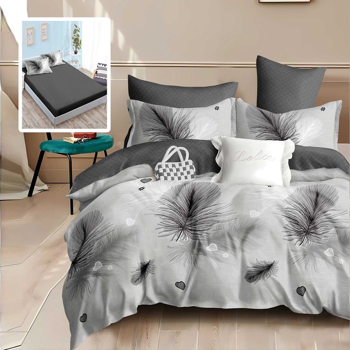 Lenjerie de Pat FINET 6 Piese cu Husa (HANA V2)