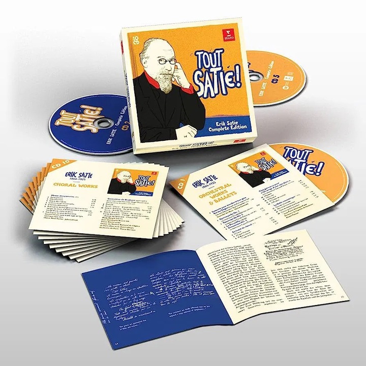 Tout Satie, Erik Satie, editie completa, 10 CD, muzica clasica