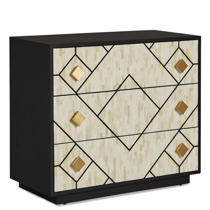 Comoda multicolora din metal 90 cm Charms Vical Home