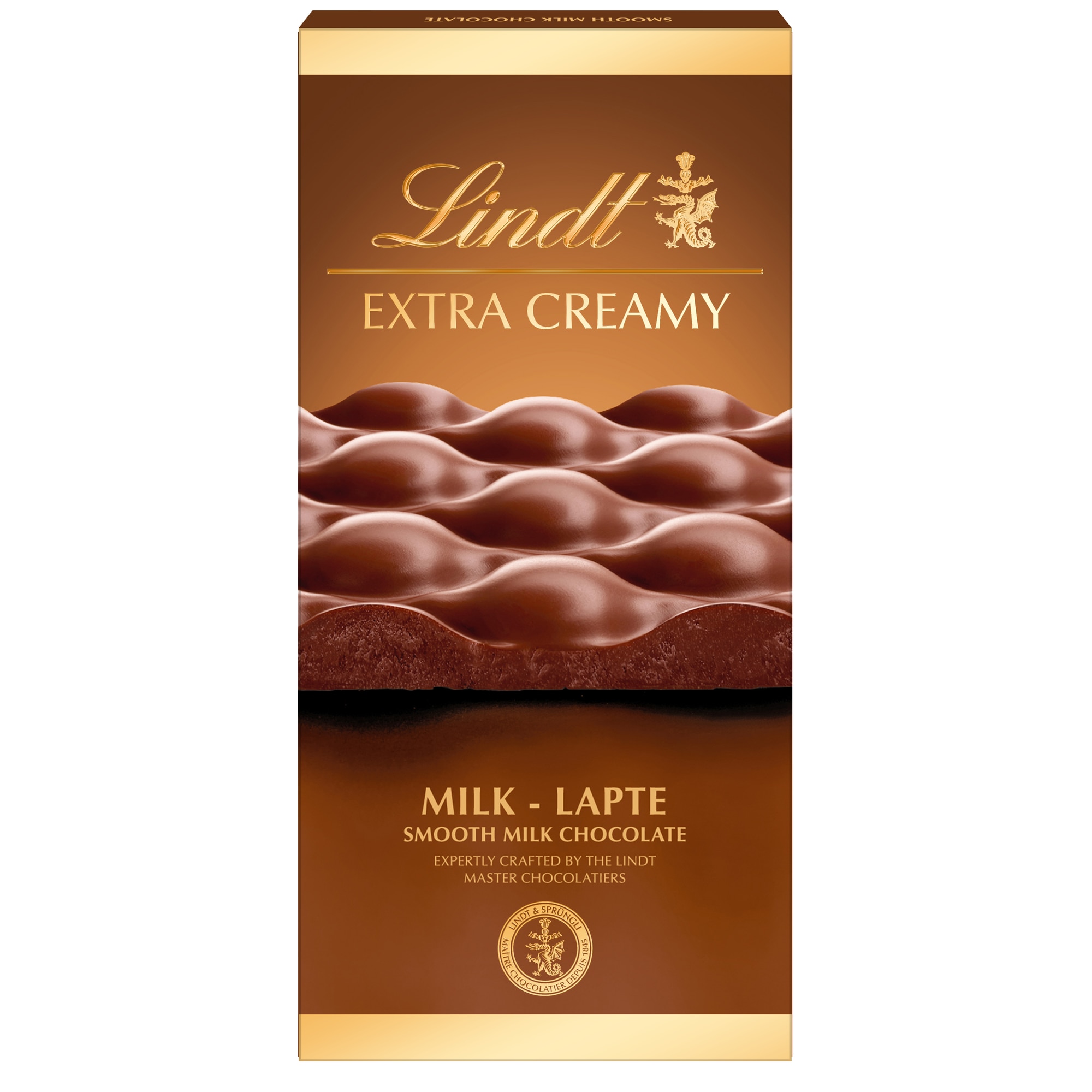Ciocolata Fina Cu Lapte Lindt Extra Creamy, 80g