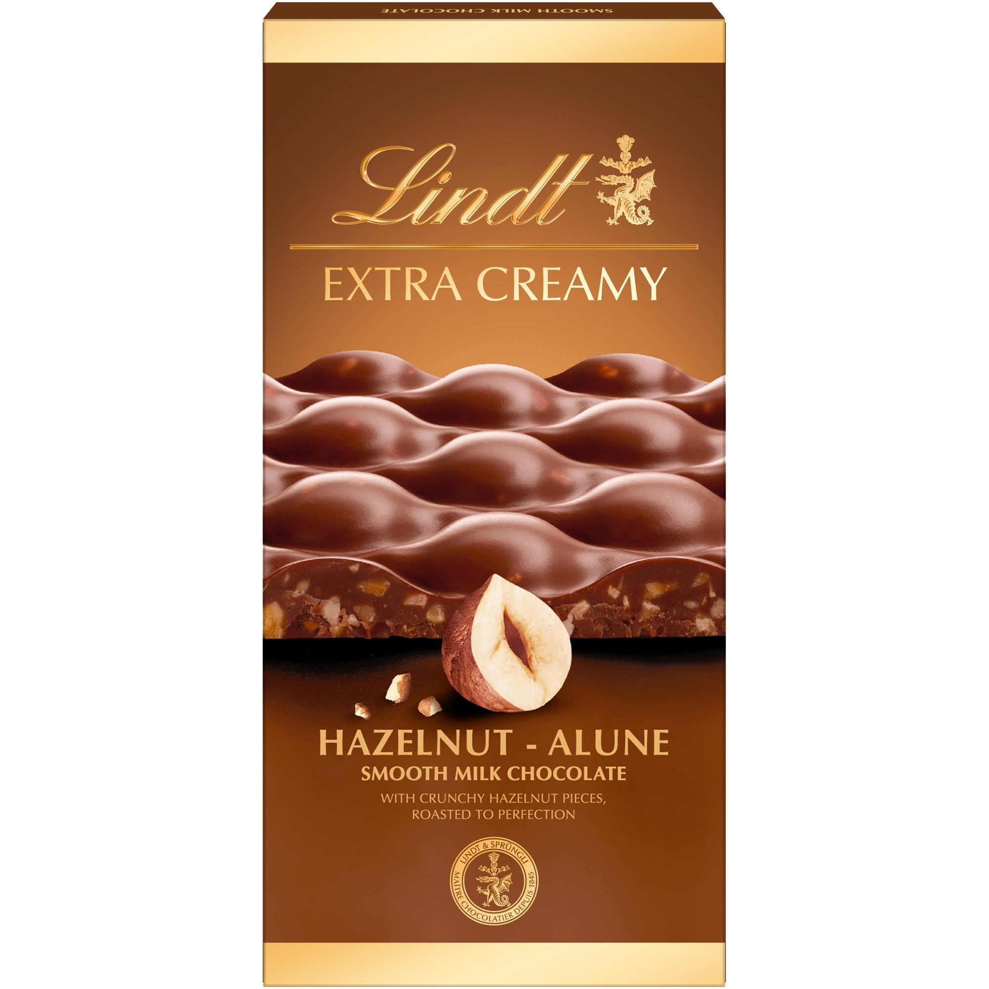 Ciocolata Cu Alune Și Sare Lindt Extra Creamy, 80g