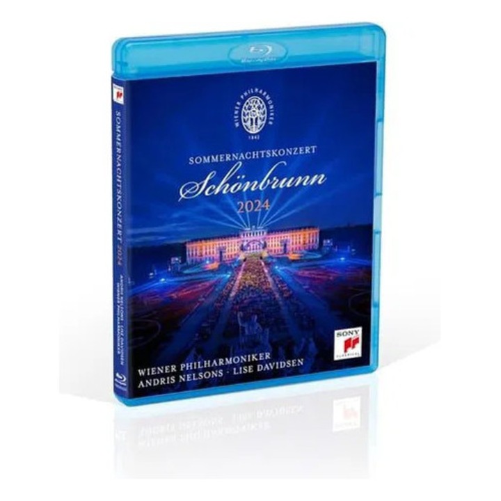 Nelsons Andris & Wiener Philharmoniker: Sommernachtskonzert 2024 - Blu-ray, muzica clasica, 1 disc, plastic