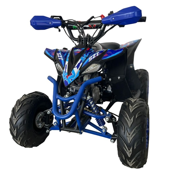 Atv 125cc NCX Furious Six Sport 6 4T benzina negru/albastru