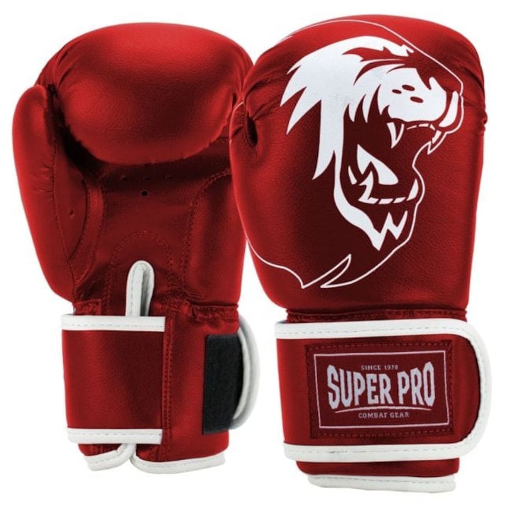 Manusi de Box Super Pro Combat Talent Rosii 8oz