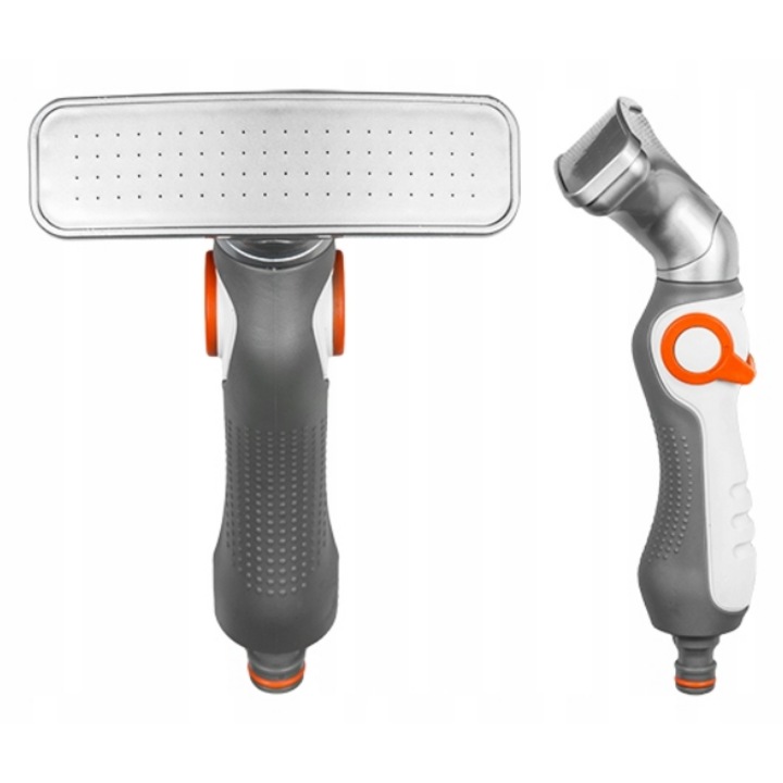 BRADAS WL-EN57 Vízesés kézi locsoló, nyomásszabályozással, műanyag, szürke-fehér