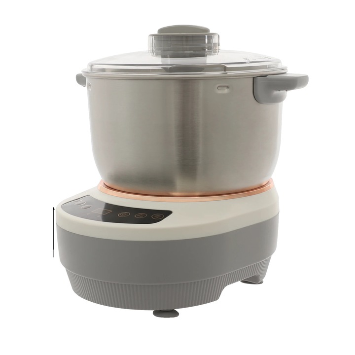 Mixer de aluat, 7L, control butoane tactile, gri inchis