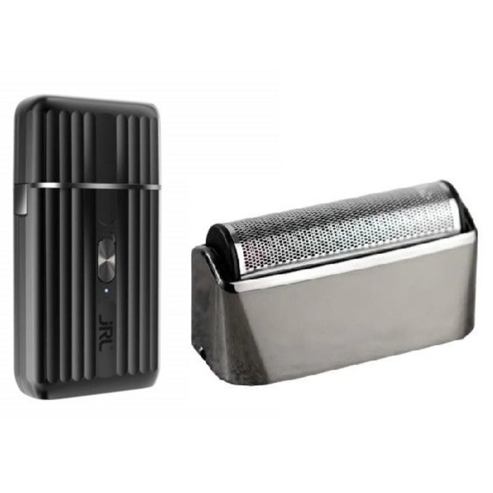 Set aparat de ras JRL Onyx PRO, cutit și folie, cordless, negru