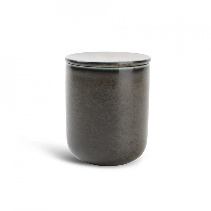 Recipient cu capac negru din ceramica 170 ml Ceres Fine2Dine