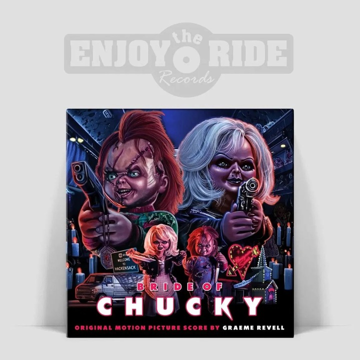 Coloana sonora: Revell Graeme: Mireasa lui Chucky (Editie limitata Colored Lightnin Strike Splatter si Cloudy Orange Vinyl) - 2Vinyl (LP)
