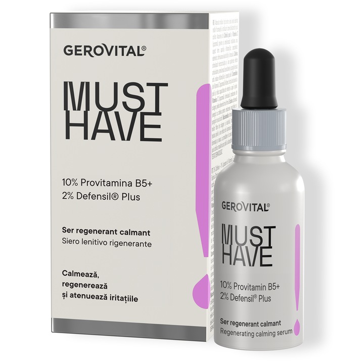 Ser Gerovital Must Have Regenerant si Calmant, 30 ml
