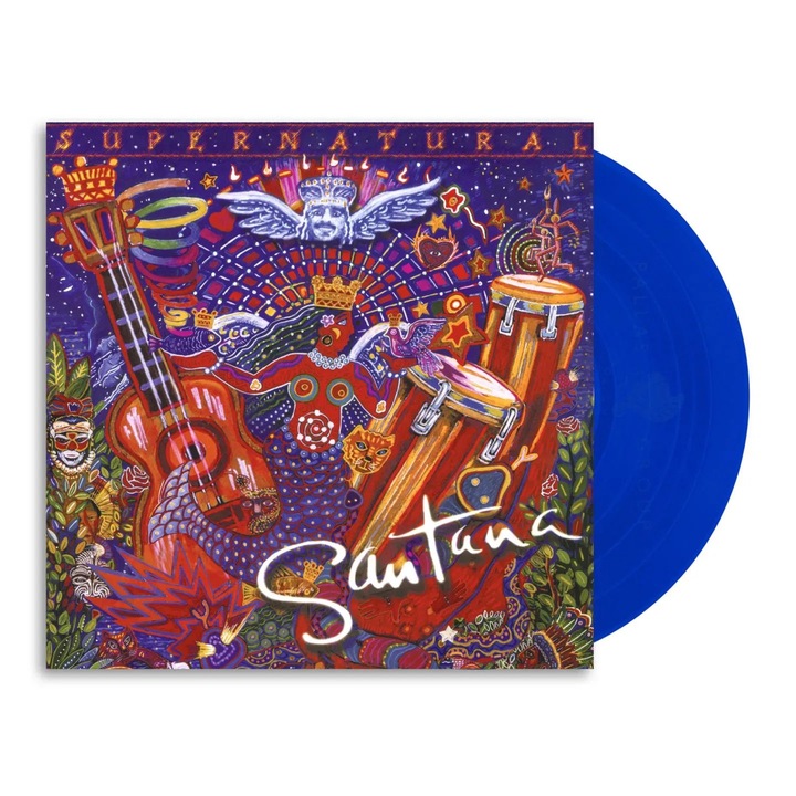 Vinil album Santana: Supernatural, editie aniversara, vinil albastru colorat, 2LP, rock