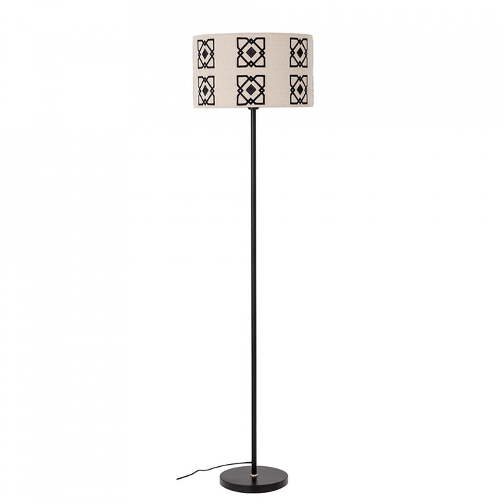 Lampadar alb/negru din metal 160 cm Selita Bloomingville