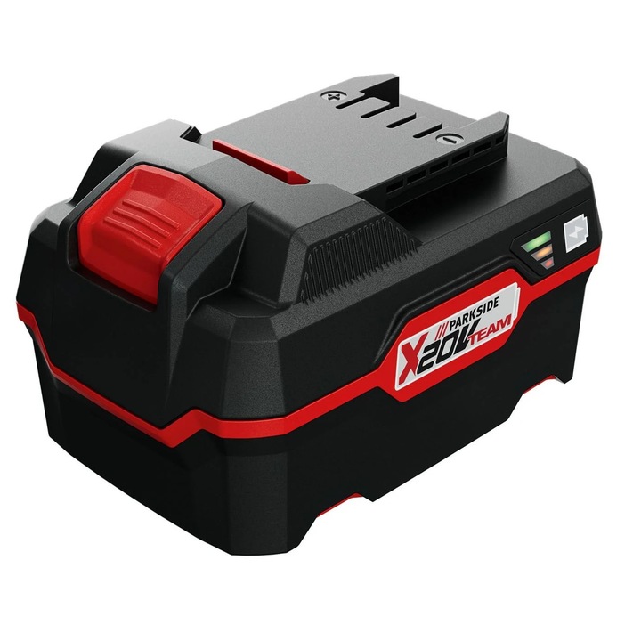 Battery, Parkside, PAP 20 B3, 20V, 4Ah, Indicator de incarcare, Tehnologie cell balancing, Compatibila cu dispozitivele Parksides