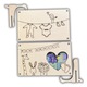 Felicitare din lemn „Bun venit!” – Rama foto, suport bani/voucher, cadou botez, baby shower si nou-nascut, 17x10, 5 cm