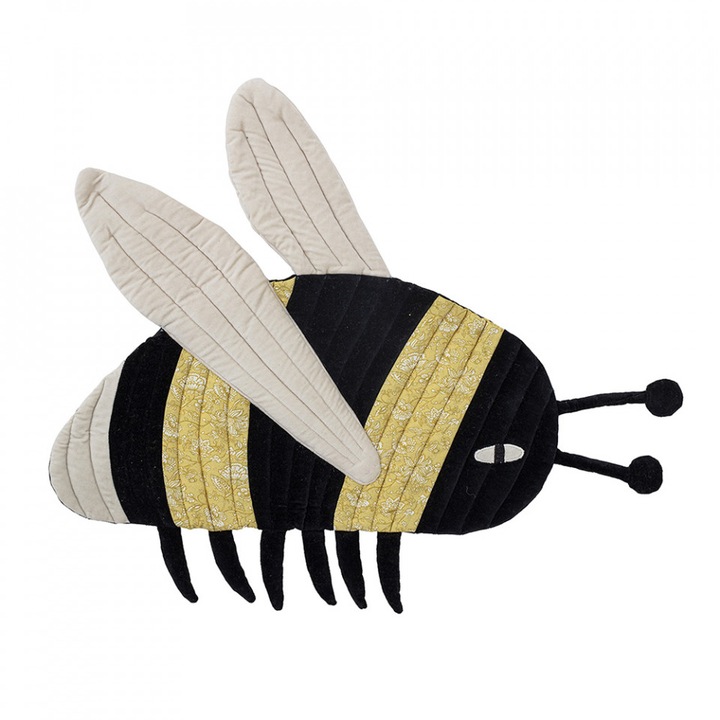 Decoratiune de perete multicolora din bumbac 60x66 cm Tibbe Bloomingville Mini