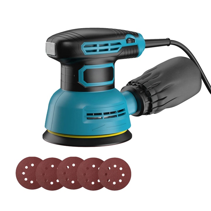 Slefuitoare electrica, motor puternic, sistem eficient de colectare a prafului, editie standard, dimensiuni compacte