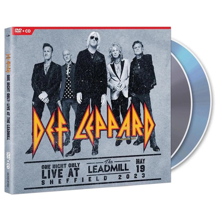 Def Leppard: Live At The Leadmill (На живо в The Leadmill, Шефилд 2023) - DVD+CD, рок музика, 1 CD, 1 DVD