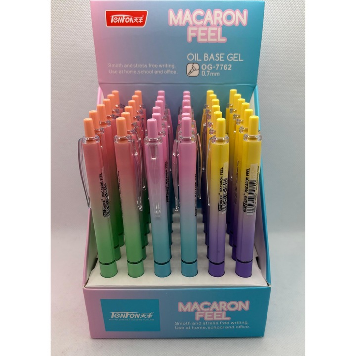 Set 36 pixuri Tenfon Macaron