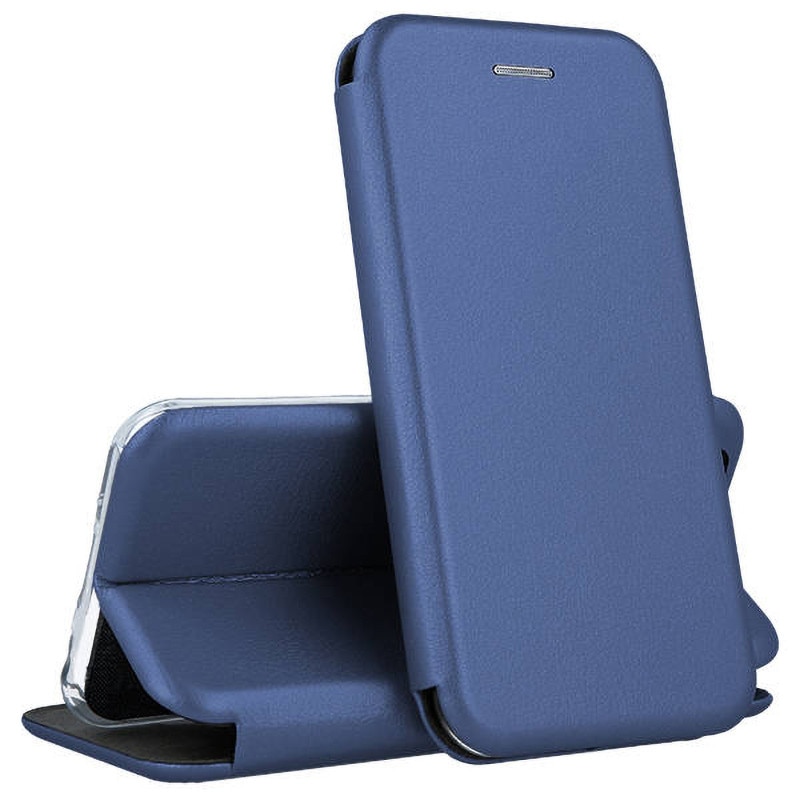 Husa de protectie DaDen Tip carte pentru Samsung A33 5G, Suport card, Functie de Stand si Inchidere Magnetica, Proficient Protection, Albastru