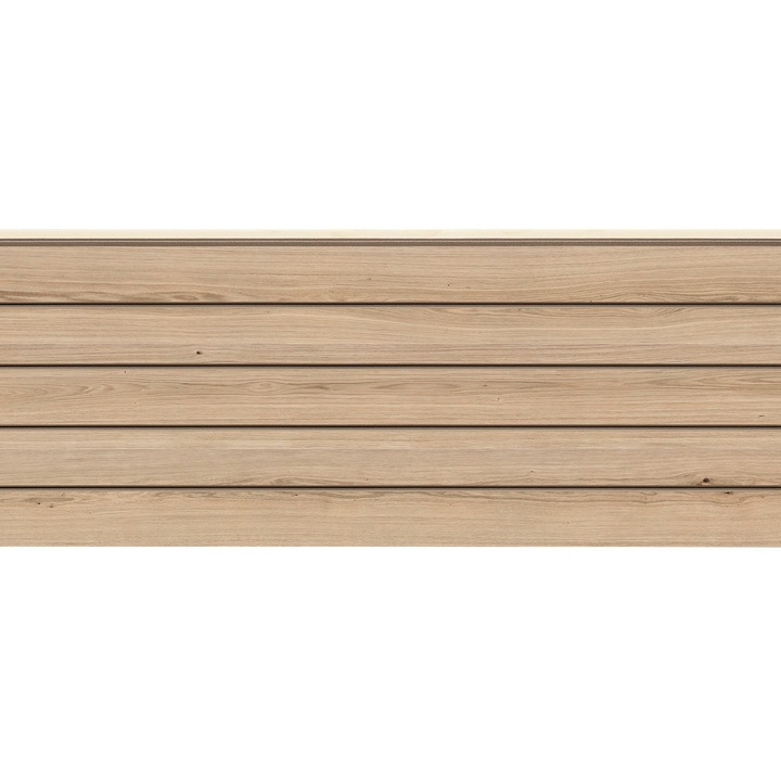 Декоративна полистиролова плоскост с оребрена дървесна шарка, 927-501, 1200*500*20 мм