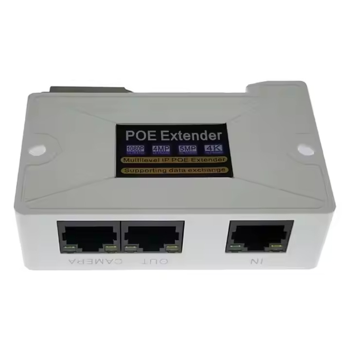 3 portos PoE hosszabbító, Cat5/5e/6