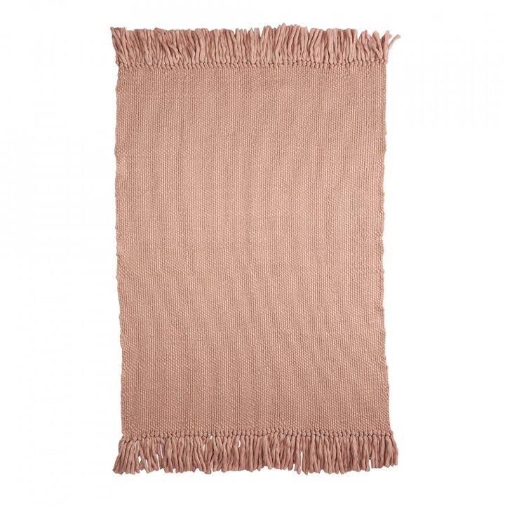 Pled roz din fibre 120x150 cm Bo Kids Depot