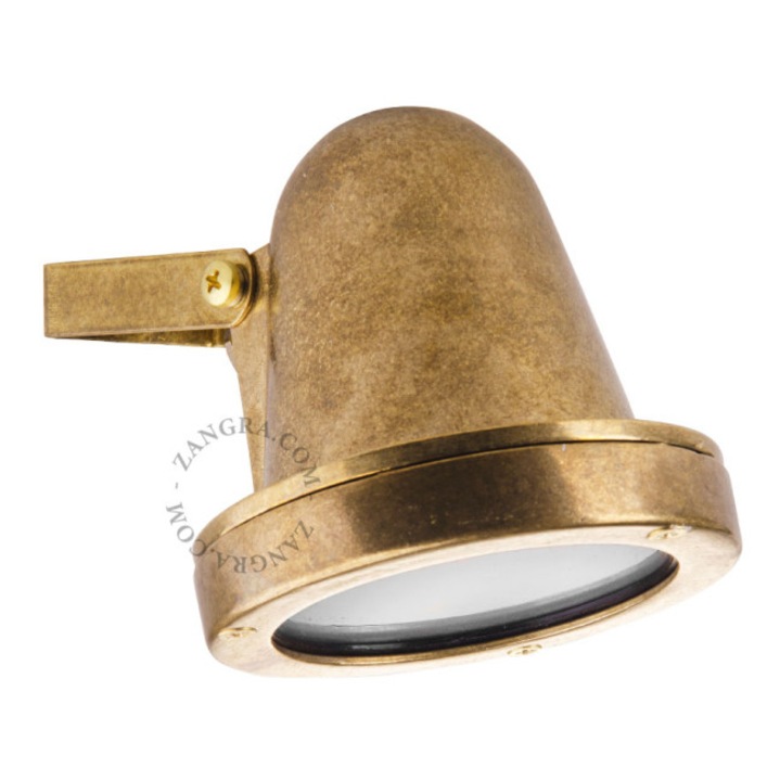 Aplica pentru exterior maro alama din metal Oaba Zangra