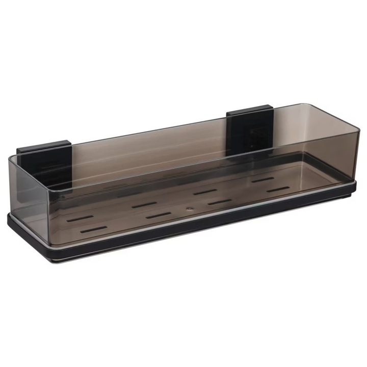 Raft pentru baie negru din plastic 39 cm Udine Wenko