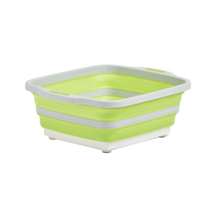 Bol multifunctional pliabil verde/gri din plastic 31x40 cm Onis Zeller