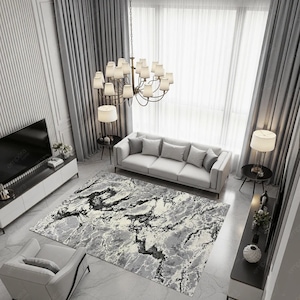 Covor Buse, Fulger 80x150 CM, Culoare Grey, Cod: 3228