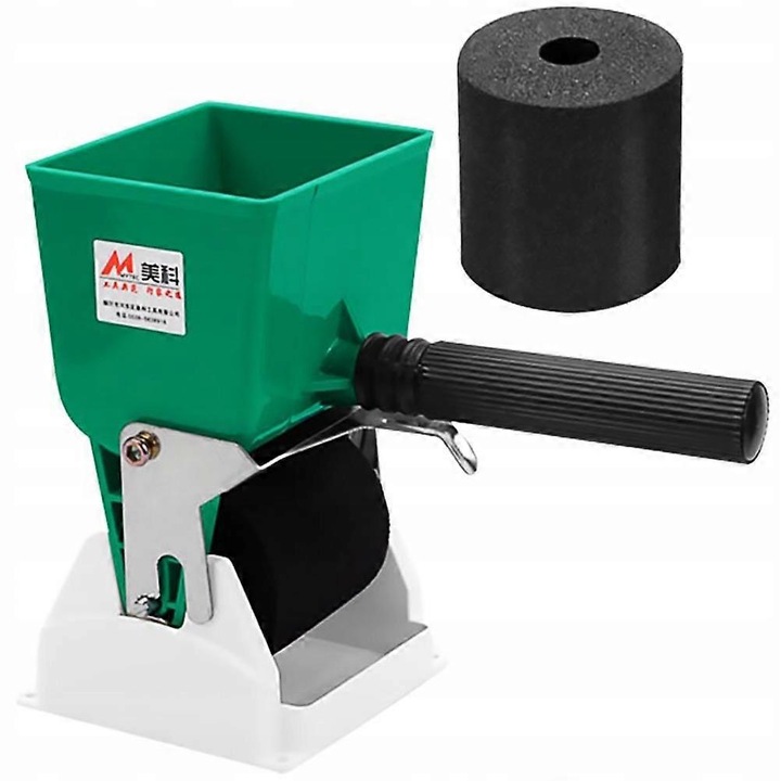 Adeziv aplicator tip roller, verde, 23x18.5x13cm, set cu 2 roti de burete