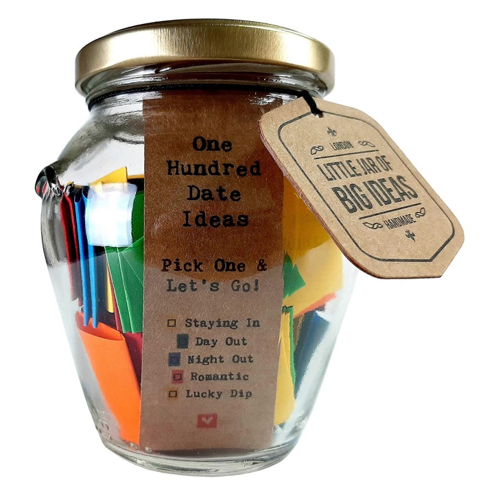 Társasjáték-készlet, 100 randiötlet, 314 ml