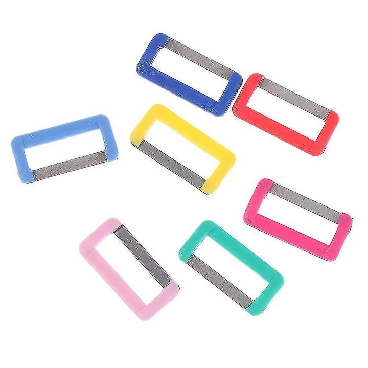 Set 3 bucati benzi de lustruire din material abraziv pentru dinti, 3.3x1.6cm