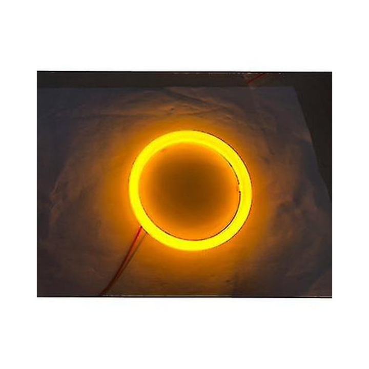 Комплект 2 автомобилни LED крушки, 90мм, Жълт