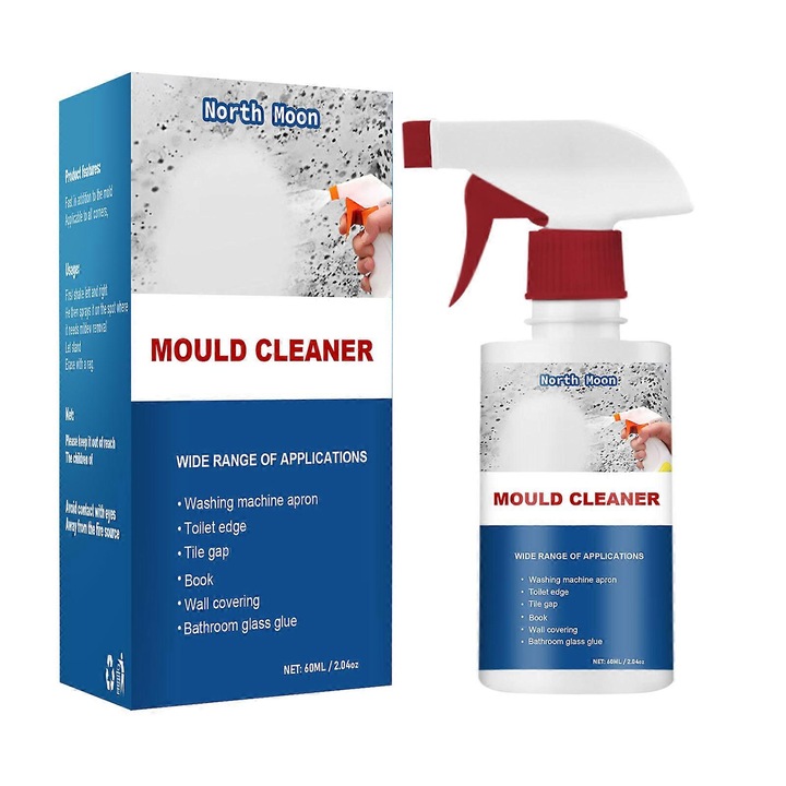 Spray de curatare mucegai 60ml, North Moon, actiune rapida