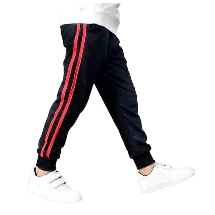 Gyerek nadrág, fekete, pamut és poliészter, Fekete