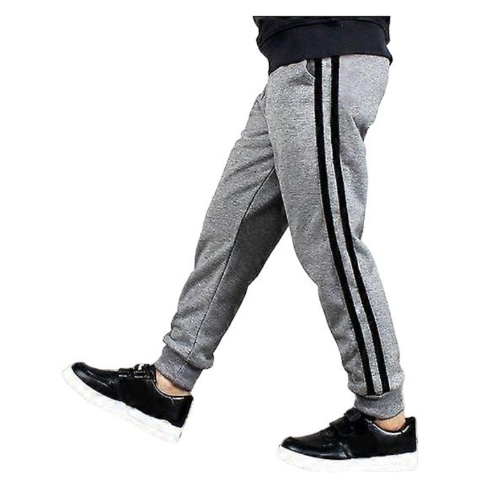 Gyereknadrág, szürke, pamut, poliészter