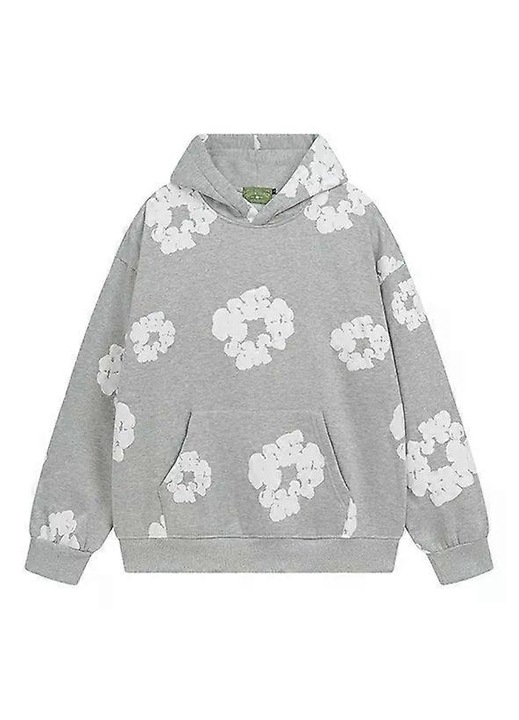 Pantaloni skinny, Denim Tears, floral, bumbac, medie, junior, toamna/iarna