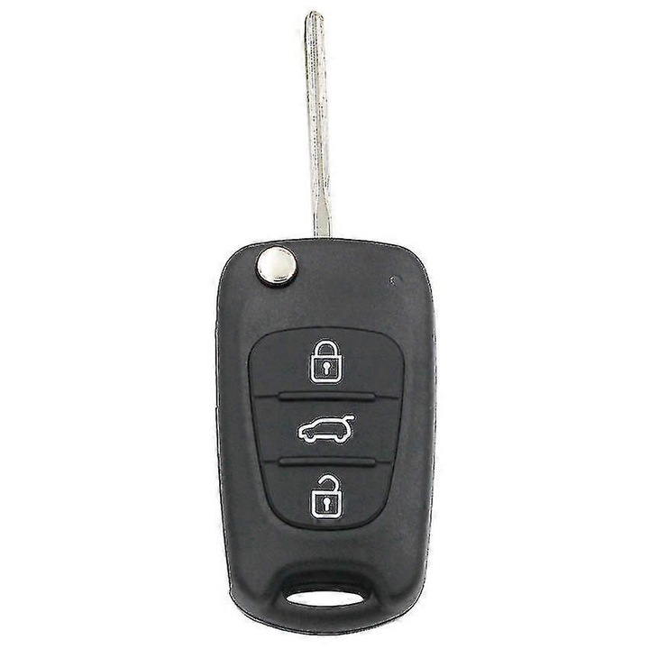 Cheie telecomanda pliabila cu 3 butoane 433MHZ pentru Hyundai i30/ix35, Kia Rio, Seed, Picanto, Sportage, cu chip ID46