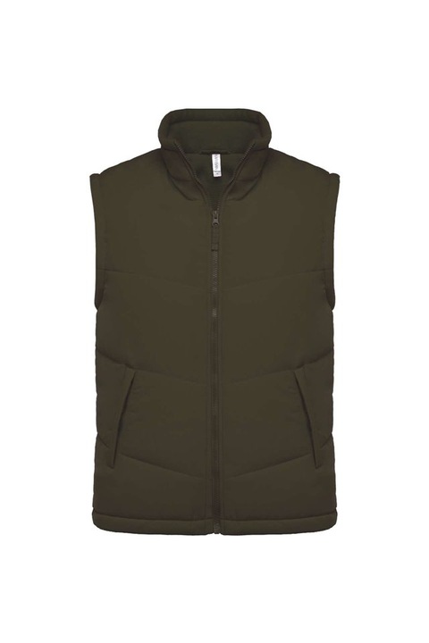 Vesta unisex, matlasata captusita cu fleece, Kariban KA6118 KA6118, Mossy Green, 4XL