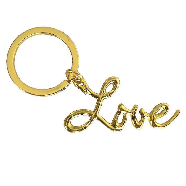 Szerelmeslevél kulcstartók, testreszabható, többszínű