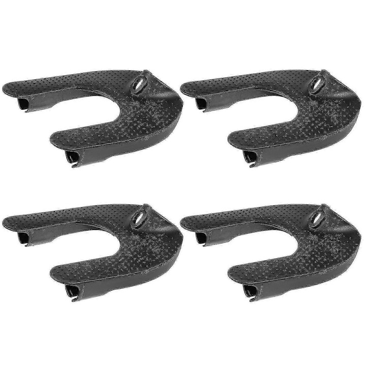 Комплект 4 педали за велосипед, черни, 14x12.5x2.8см