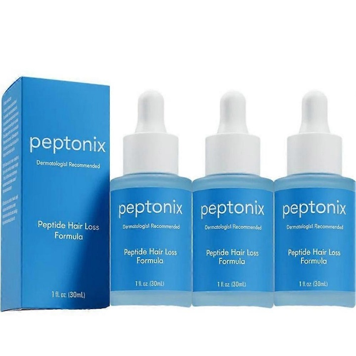 Ser pentru cresterea parului, 30ml, ulei de seminte de dovleac, set 3 bucati