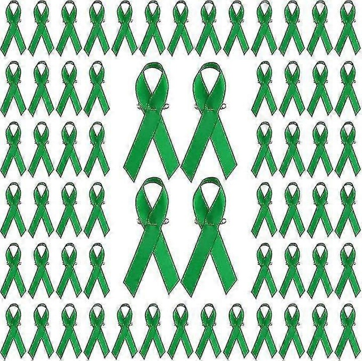 Set 200 brose cu ace de siguranta, panglica roz, 7.5x4cm