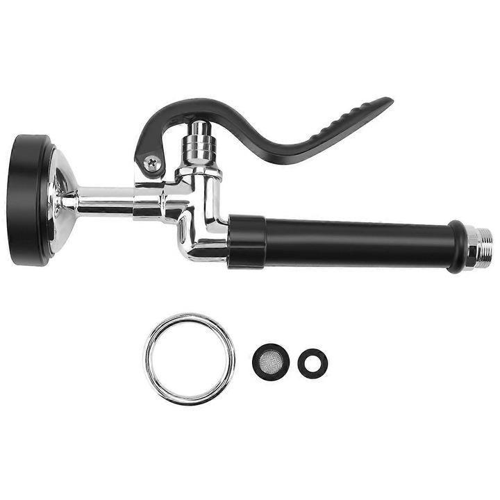 Пръскачка за предварително изплакване за санитарни батерии, Сребрист