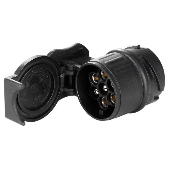 Adaptor priza electrica THULE RMS TH990700, transformare de la 13 la 7 pini, culoare neagra, destinat pentru sistemele de transport biciclete Thule
